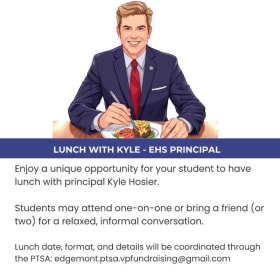 Lunch with Kyle - EHS Principal item