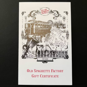 $25 Old Spaghetti Factory Gift Card item