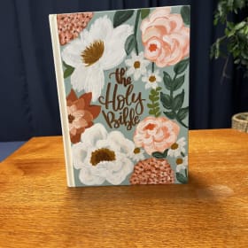 Hand painted Bible item