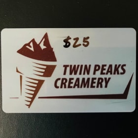 $25 Twin Peaks Creamery Gift Card item