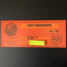 $50 Westgate Books Gift Card #1 item