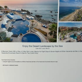 Enjoy the Desert Landscape by the Sea item