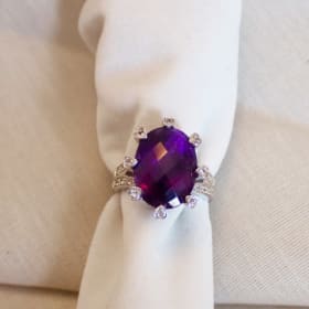 Purple Stone Ring item