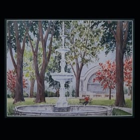 Sylvia Roth "West Park Fountain" item