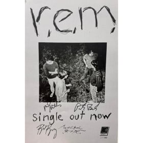 R.E.M. Radio Free Europe Signed Package item