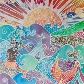 Pastel Mermaid by Charlie Pascoe item