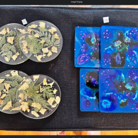 Resin Coasters set of 4 item