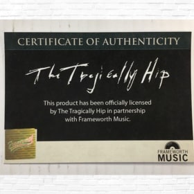 Tragically Hip Salute the Crowd Canvas item