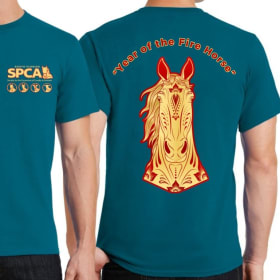 Year of the Fire Horse - Unisex T-Shirt (Teal) item