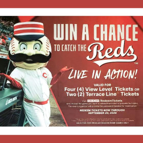 4 View Level or 2 Terrace Line tickets for Cincinnati Reds item