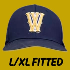 BLUE L/XL FITTED HAT item