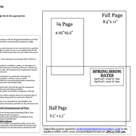 1/4 Page Ad item
