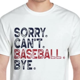 Sorry. Can’t T-shirt item
