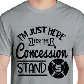 I'm just here for the concession stand item