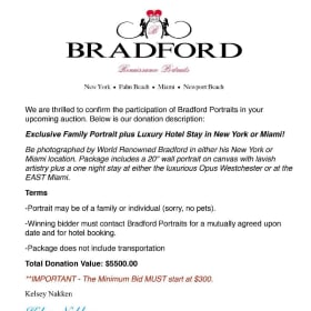Luxury Stay + Bradford Renaissance Portrait! item