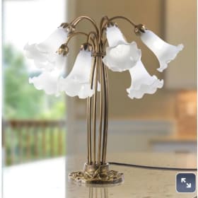 Lily 10-Light Tiffany-Style Lamp - River of Goods item