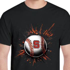Splatted baseball item