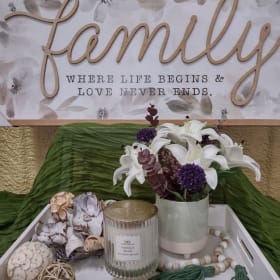 Family Wall Art and Coffee Table Decor item
