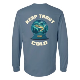 Keep Trout Cold - MEDIUM Northern Lights Long Sleeve T Shirt item