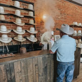 Custom Shaped Straw Cowboy Hat + Gift Card item