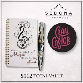 29. Journal a memorable meal w/ a beautiful pen: Value $112 item