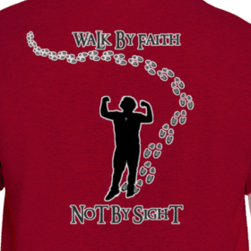 Red T-Shirt SM-XLG Walk by Faith item