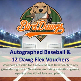 Autographed Baseball and 12 Dawg Flex Vouchers item