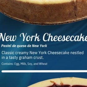 New York Cheesecake item