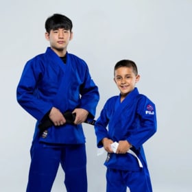 Kids Blue Single Weave Gi SKU FB7 Size 0000-1 item