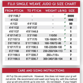 Adult Blue Single Weave Gi SKU FB7 Size 2-8 item