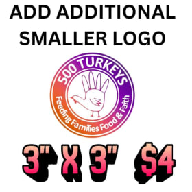 3" X 3" Additional logo item