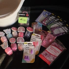 Lot #121 Basket of Beautiful Nails item