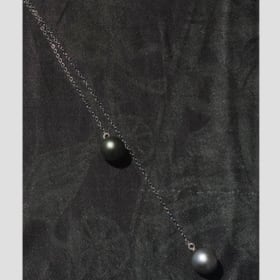 Authentic Tahitian pearl on a silver pendant - $1,500 item