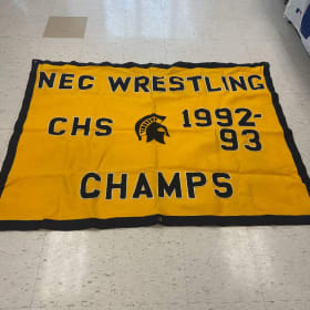 1992-1993 Wrestling NEC Champs Banner item