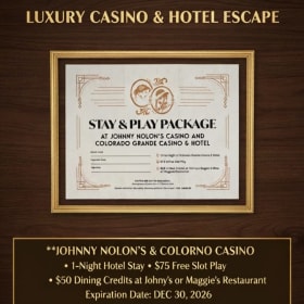 Unforgettable Getaway! Stay & Play Package at Johnny Nolon’s item