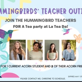 14. Hummingbird Teacher Outing item