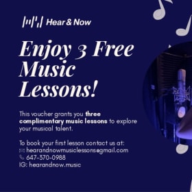 Here and Now Music - Singing Lessons item