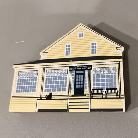 1999 The Cat's Meow Blue Churn Country Store America's Back item