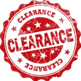 Clearance apparel item