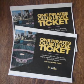 2 Club Level Tickets for Pittsburgh Pirates game item