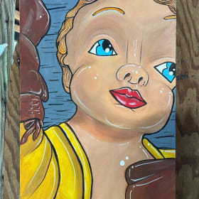 Artist Jennifer Korsen @humansmakeart Boxing Babe item