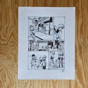 Planche originale de Cab item