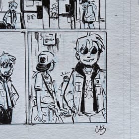 Planche originale de Cab item