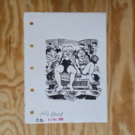 Illustration originale de Julie Doucet 2 item