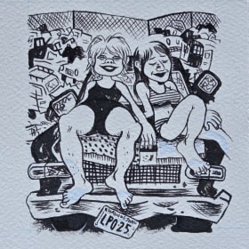 Illustration originale de Julie Doucet 2 item