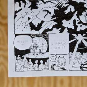 Planche originale de Xavier Cadieux 2 item