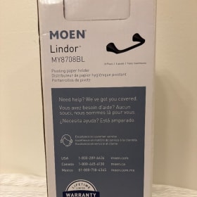 Moen Lindor Chrome pivoting paper holder item
