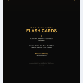 M.E.M. Elemental Flash Cards — Digital Copy item