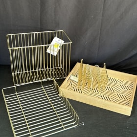 Lot #181 Gilded Executive Desk Collection item