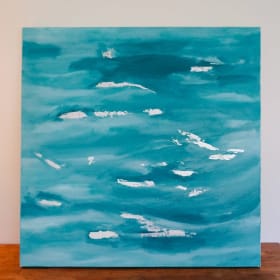 Acrylic with Foil Painting by Danielle Slaughter item